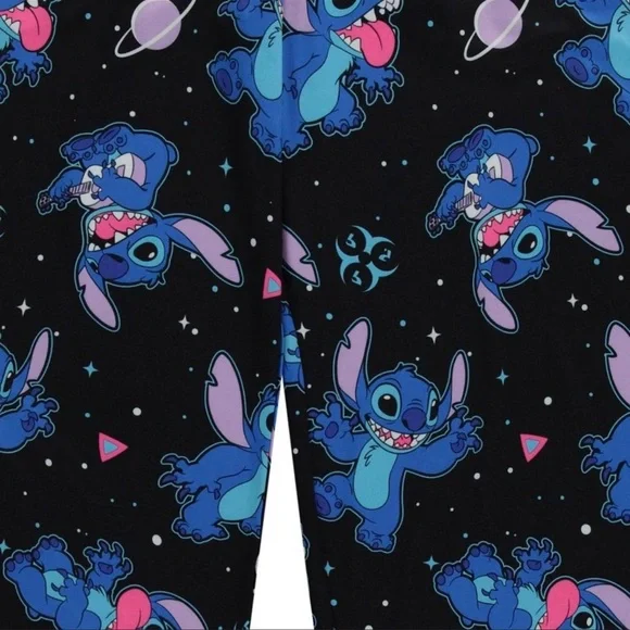 Adults Disney Pajamas with Stitch Print Pants XL - Picture 4 of 7